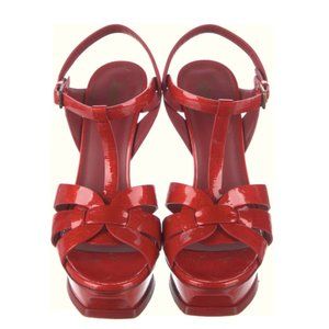 Saint Laurent YSL Tribute Platform Sandals